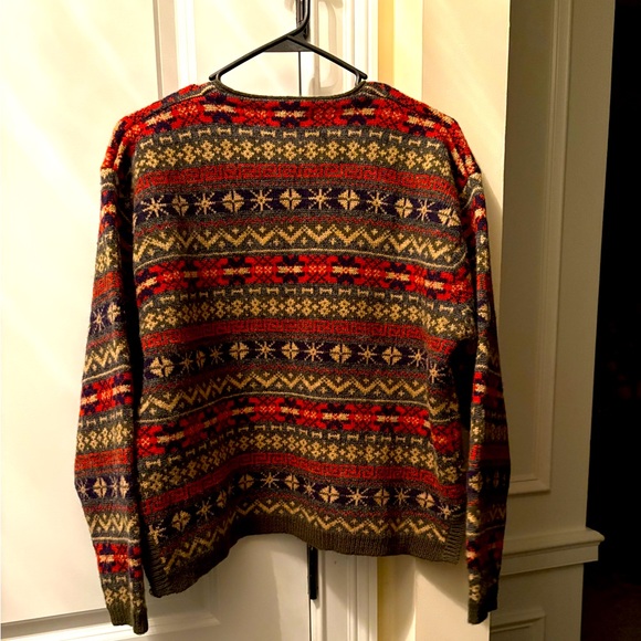 Henley Button Front Cardigan Sweater
 Sz Large - Picture 2 of 2